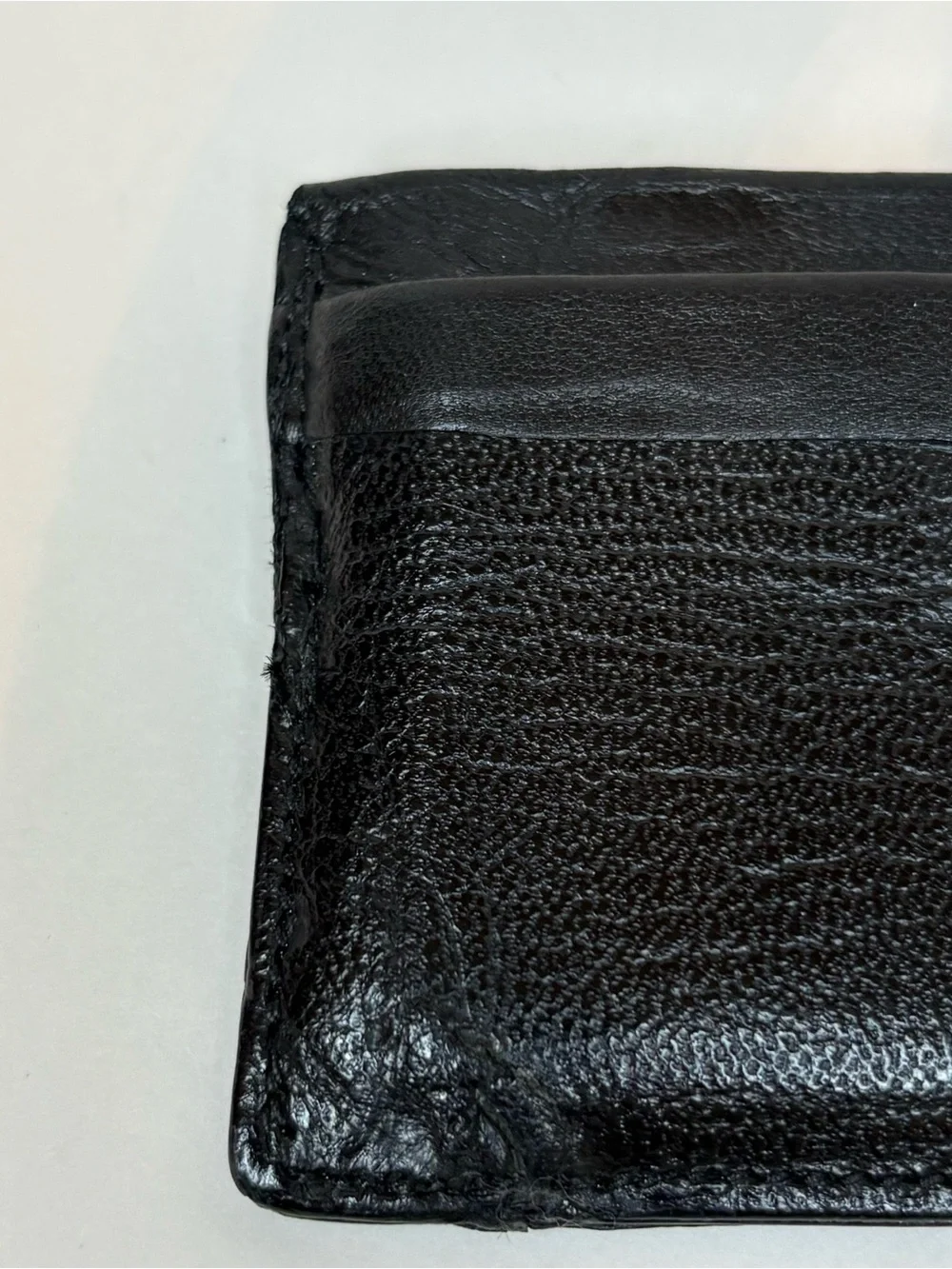 CHANEL Black Leather Card Holder